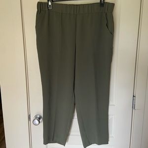 Ava & Viv Olive Work Pants